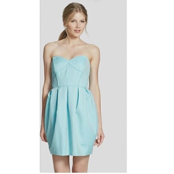 Anthropologie C Luce Dress Womens Size Small strapless Fit & Flare bandeau New - Picture 2 of 8